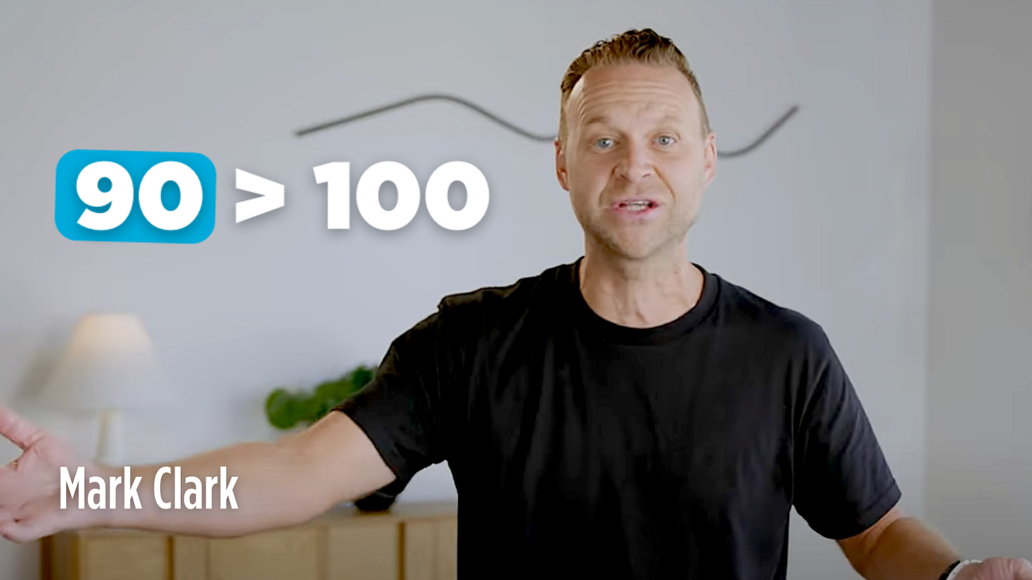 90 > 100
